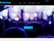 Tablet Screenshot of intensa.se